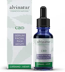 Сыворотка для лица с CBD, 30 мл, идеально подходит для интенсивного ухода и массажа лица, стеклянная емкость с пипеткой.
