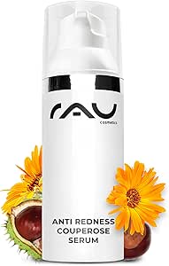 Сыворотка RAU Anti Redness Couperose Serum 50 мл - концентрат с экстрактом конского каштана, обеспечивающий особый уход за кожей, склонной к куперозу, и растяжками.