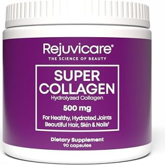 Капсулы Rejuvicare Super Collagen для красоты, здоровья кожи, волос, волос и ногтей, 90 порций, мультивитаминный комплекс, (N8745)