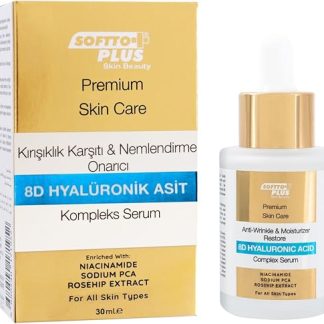 Сыворотка Softto+Plus с антивозрастным комплексом гиалуроновой кислоты 8D