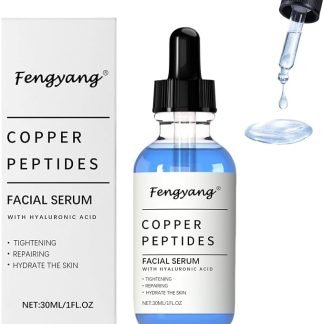 Антивозрастная сыворотка для лица Fengyang® с медными пептидами, предназначенная для женщин и улучшающая эластичность кожи, подходит для всех типов кожи.