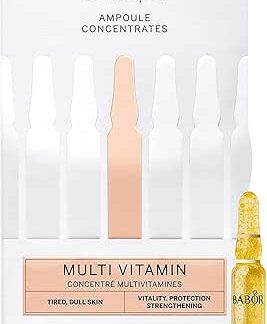 Мультивитаминный концентрат Babor Ampoule для сухой кожи, с витаминами E, A и биотином, 7 x 2 мл