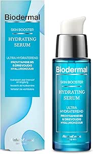 Увлажняющая сыворотка Biodermal для кожи, ультраувлажнение, очень интенсивное и длительное увлажнение с гиалуроновой кислотой и витамином B, сыворотка с гиалуроновой кислотой, веганский продукт, не тестируется на животных, 30 мл