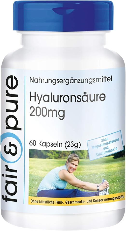 Fair & Pure® - Гиалуроновая кислота 200 мг, высокая доза - 60 капсул