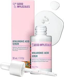 Сыворотка для лица Good Molecules с гиалуроновой кислотой, 30 мл! Содержит гиалуроновую кислоту! Легкая, увлажняющая сыворотка для лица притягивает влагу к коже, обеспечивая длительное увлажнение! Веганский продукт, без отдушек, не тестируется на животных!