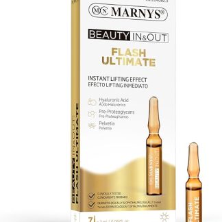 Marny's Ampoules Cosmétiques Flash Ultimate - Effet Lifting - 7 ампул по 2 мл для двух недель - Гиалуроновая кислота, Pré - Protéoglicanes et Pelvetia 60 г