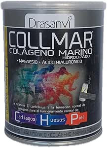 Collmar, гидролизованный морской коллаген с магнием и гиалуроновой кислотой для хрящей, костей и кожи, 300 г, лимонный вкус.