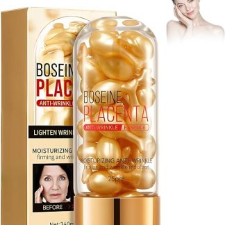 Bosein Placenta Essence Capsule 25 шт. Bosein Placenta Essence Укрепляющая капсульная маска Сыворотка для лица с овечьей плацентой Hydratant Hydratant Blanchissant Восстанавливающий уход за кожей Изменение цвета горошины