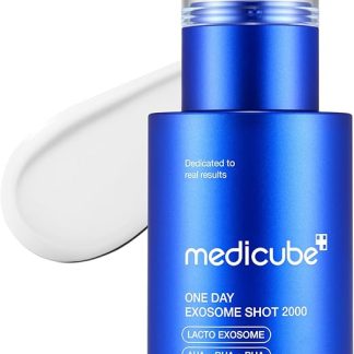 medicube Zero Exosome Shot 2000 Ppm Spicule Serum Liquid Skin Booster Serum Exosome Aha Bha Pha Pore Care Dead Skin Cells 1.01 Fl.Oz