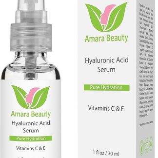 Сыворотка для лица Amara Organics с гиалуроновой кислотой, витаминами С и Е, 30 мл