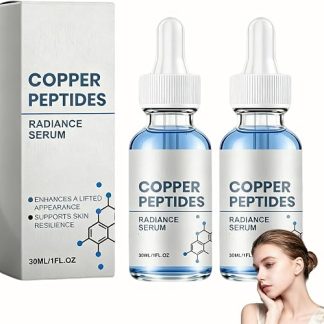 Sérum Peptidique, Sérum Multipeptidique Avec Triple, Anti-rides, Lisse Les Ridules, Améliore L'élasticité Et La Fermeté, Repulpe, Répare La Peau Endommagée, Booster Anti-age Avec Hyaluronic. (2 шт.)