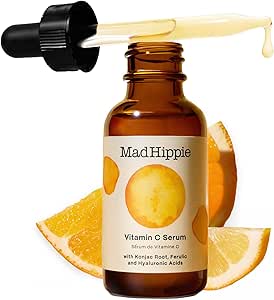Сыворотка для лица Mad Hippie с витамином С - осветляющая и увлажняющая сыворотка с гиалуроновой кислотой, феруловой кислотой и витамином Е (30 мл)