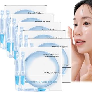 Сыворотка À L'acide Hyaluronique Ultra-гидратант, Essence Hydratante Visage À Usage Unique, Anti-age, интенсивное увлажнение, Rides Et Ridules, Tous Types De Peau, 30 флаконов (6 шт.)