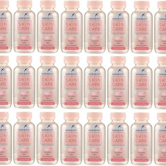 San Benedetto Skin Care: 24 бутылки натуральной минеральной воды с коллагеном, цинком и гиалуроновой кислотой, персиковым вкусом и ароматом красных ягод, 220 мл + итальянская изысканная закуска Polpa di Pomodoro 400 г