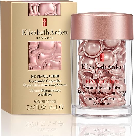 Сыворотка-капсулы Elizabeth Arden RETINOL HPR с церамидами: ускоренная регенерация, омолаживающий уход.