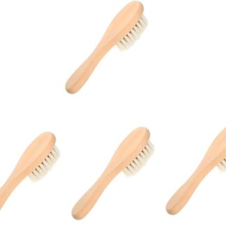 UKCOCO 4 Pieces for Laundry with Soft Bristles Versatile Tool for Fabrics and Stubborn Stains for Clothing and Delicate Fabrics for Removing Stains Way