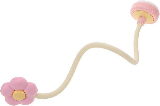 ORFOFE Supporto Porta Lavatrice a Carica Frontale in Plastica Rosa con Design a Fiore, Fermaporta Rimovibile per Prevenzione Odori, Ventilazione e Sicurezza Porta, Compatibile
