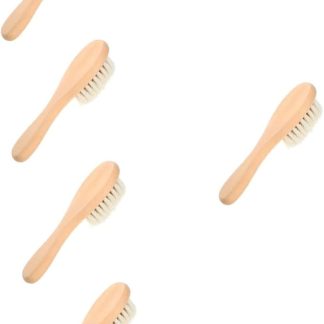Cabilock 5 Pieces Laundry with Soft Bristles for Delicate Fabrics and Linen Reusable Tool for Stubborn Stains for Use and Maintenance of Clothes