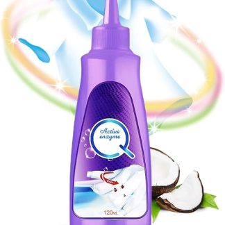 2024 New Enzyme Laundry Stain Removal, White Shirt Guardian Garment Stubborn Stain Remover Cleaner Stain Remover, Active Enzyme Clothing Stain Remover Collar Spray