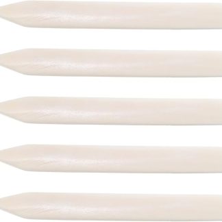 Healvian Raschietto per Macchie di Tessuto in Osso Naturale 5 Pezzi – Smacchiatore Portatile Antiscivolo da 15X2 CM – Strumento Professionale per Rimozione Macchie su Vestiti Tappeti e