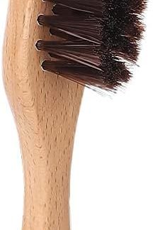 Pongnas Clothes Brush, Anti-Static Lint Remover for Sweaters, Clothes, Furniture, Car Seats, with Wooden Handle for Delicate Hair Removal