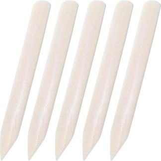 5 Pezzi Raschietti in Vera Osso Antiscivolo per Rimozione Macchie da Tessuti Abbigliamento e Tappeti Strumenti Ergonomici per Pulizia Professionale e Trattamento Prelavaggio
