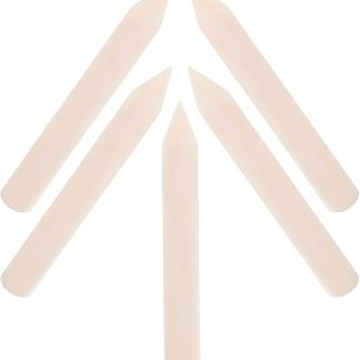 Set 5 Pezzi Raschietto Osso Beige per Tessuti e Tappeti