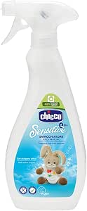 Chicco Sensitive Fragrance Free Stain Remover with Active Oxygen, Removes Stains, Also for Coloured Fabrics, 0+ Months, 500 ml