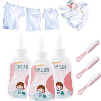 Stubborn Oil Stain Remover for Clothes, Stubborn Stain Cleaner for Clothes, Oil Stain Remover for Clothes, Active Enzyme Stain Removal, Removes Stains