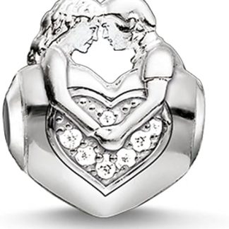 Бусины Thomas Sabo Women-Bead Sweethearts Karma Beads из серебра 925 пробы с белым цирконием K0161-051-14