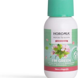 HOROMIA Perfume for Laundry Talc and Magnolia 100 ml – Laundry Perfume for Washing Machine and Dryer – I'M Green Line
