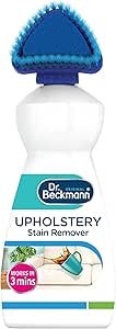Dr. Beckmann Upholstery Stain Remover | Removes Even Difficult Stains & Odors From Sofas, Car Seats Etc | Includes Applicator Brush | 400ml [Package May Vary]