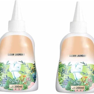 200ml Clothes Stain Remover Cleaner, Stubborn Stain Cleaner for Clothes, Quick Removal of Stains from Oil, Coffee, Juice, Blood etc (2PCS)
