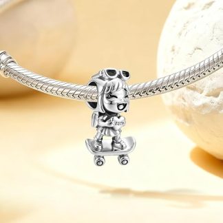 1 шт. Серебряные бусины в виде подсолнуха и розы для изготовления ювелирных изделий и подарков.