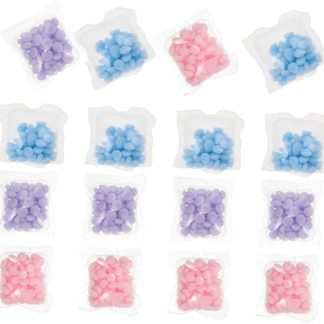 30 Pieces Scented Laundry Fragrance and Hand Wash Deodorant Fabrics for Sensitive Removes Unpleasant Odors Blue Pink