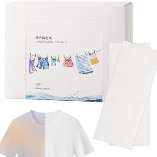Colour Catch Sheets – Count 30 Sheets for Washing Machine, Washing Protection Stain Removal Dark Clothes Quilts Travel Home