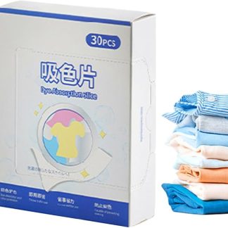 Fogli Cattura Colori per Lavatrice | In-Wash 30 Pezzi Delicati Portatili - Fogli Assorbi Colore,Ideali per Letto Abbigliamento Lino Cotone Lana Casa Viaggio Dormitorio