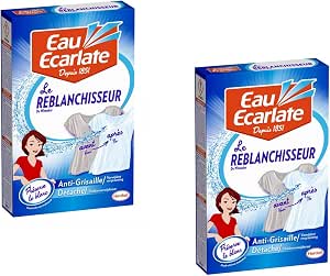 EAU ECARLATE Set of 2 Whitening - Powder (0.5 kg) Special White Anti-Grissatelo with Stains