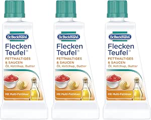 Dr. Beckmann Fleckenteufel Special Cleaner for Grease, Chocolate Stains, etc. 3 x 50 ml