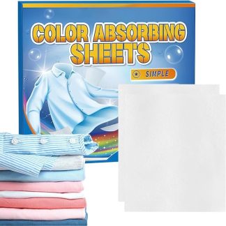 Viagg 100 Pack of 100 Colour Catching Sheets for Laundry – Allow Mixed Wash Absorbers for Sweaters Jeans Jackets Coats | Pack of 100