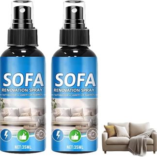 2 x No‑Rinse Fabric Cleaner Spray 300ml Foam Carpet Stain Remover Quick Stain Remover for Sofas, Carpets and Upholstery
