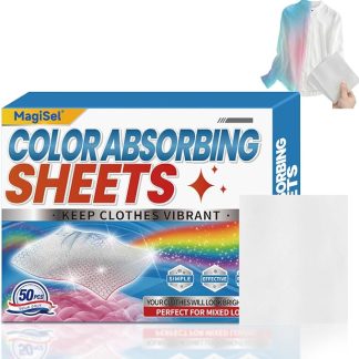 Grey L'Acchiappacolore Colour Capture Sheets Washing Machine Avoid Accidents Washing, Colour-Catching and Anti-Dirt Sheets Pack of 50 Sheets