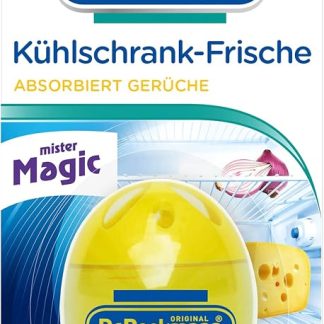 Dr. Beckmann Fridge Fresh Lemon | Absorbs Odours, Protects Aromas with Natural Lemon Extract and Organic Alcohol, (40g)
