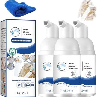 Dry Cleaning Foam, 30ml, Dry Foam Cleaner for Clothing, Multipurpose Dry Cleaning Spray, No Rinse Foam Cleaner, Dry Cleaning for Clothes (3)