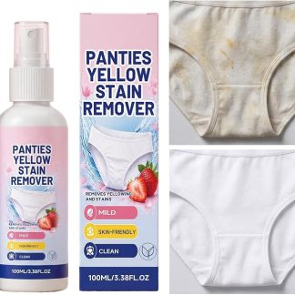 Laundry Stain Remover | 100ml Gentle Natural Deep Cleaning, Stain Remover For Yellow Stains On Underwear | For Daily, Home, Travel, Hotel, Dormitory And Blood Spots, Urine, Sweat