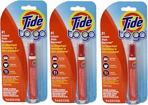 Tide To Go Instant Stain Remover Liquid 10ml 3 Count By Tide