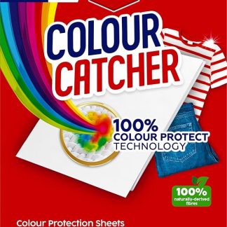 Colour Catcher Colour Protection Sheets (1 Pack of 40 Sheets), Colour Catcher Mixed Wash Sheets to Prevent Color Run Accidents Made from 100% Natural Fibres and