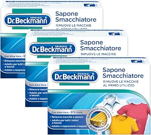 Dr. Beckmann Soap Stain Remover | The Proven Natural Stain Remover | Also for Upholstery and Carpets | Does not contain fragrances or dyes or brighteners | 100g (Pack of 3)